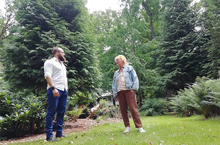 Client en therapeut in gesprek